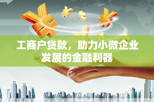 浦东工商户贷款，助力小微企业发展的金融利器