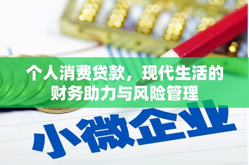 浦东个人消费贷款，现代生活的财务助力与风险管理