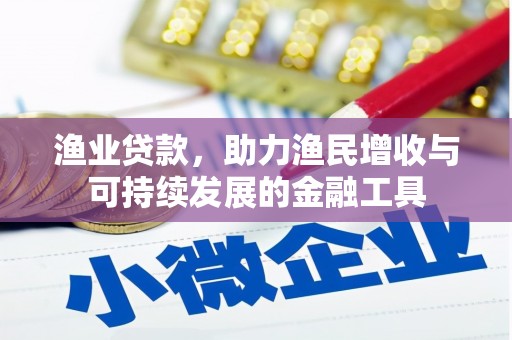 浦东渔业贷款，助力渔民增收与可持续发展的金融工具