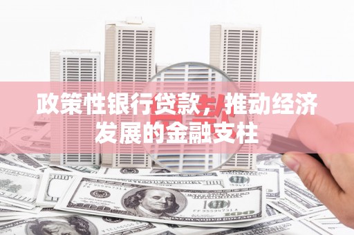浦东政策性银行贷款，推动经济发展的金融支柱