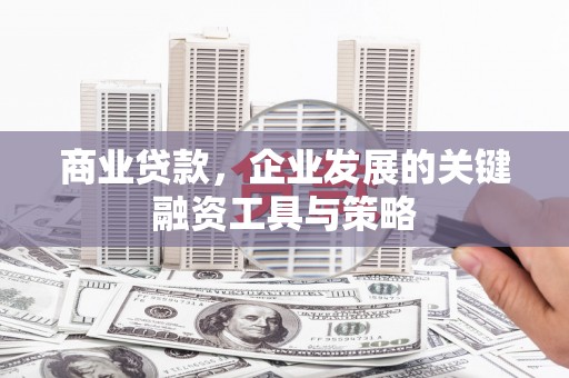 浦东商业贷款，企业发展的关键融资工具与策略