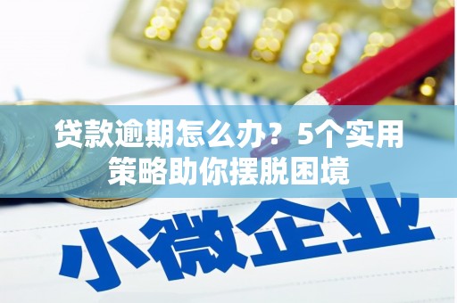 浦东贷款逾期怎么办？5个实用策略助你摆脱困境
