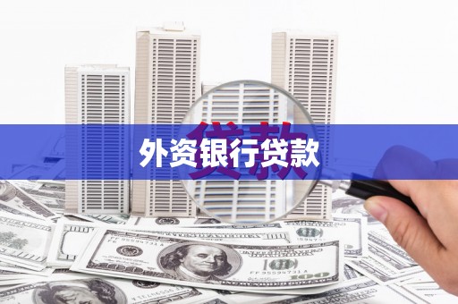 浦东外资银行贷款