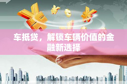浦东车抵贷，解锁车辆价值的金融新选择