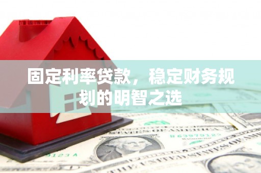 浦东固定利率贷款，稳定财务规划的明智之选