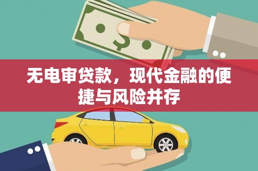 浦东无电审贷款，现代金融的便捷与风险并存