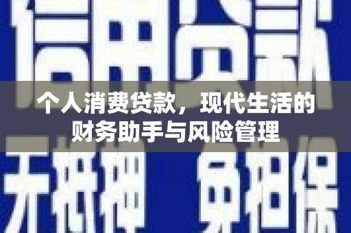 浦东个人消费贷款，现代生活的财务助手与风险管理