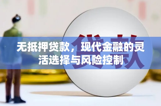 浦东无抵押贷款，现代金融的灵活选择与风险控制