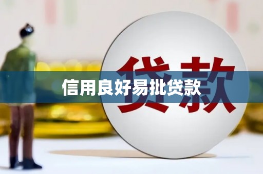 浦东信用良好易批贷款