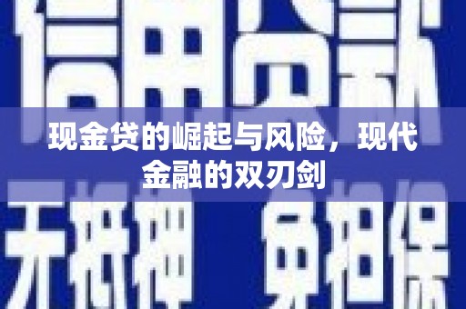 浦东现金贷的崛起与风险，现代金融的双刃剑