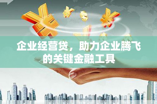 浦东企业经营贷，助力企业腾飞的关键金融工具