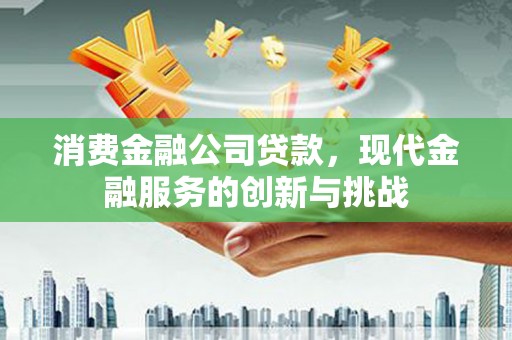 浦东消费金融公司贷款，现代金融服务的创新与挑战