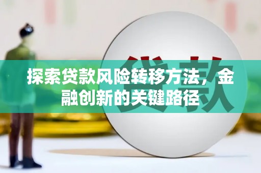 浦东探索贷款风险转移方法，金融创新的关键路径