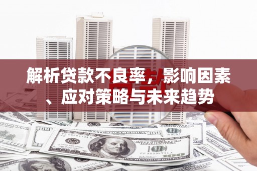 浦东解析贷款不良率，影响因素、应对策略与未来趋势