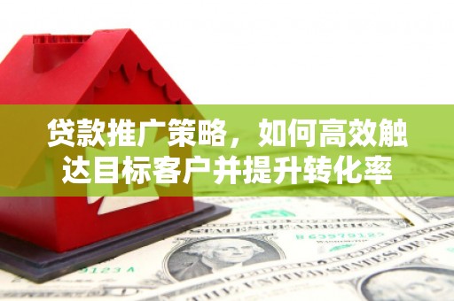 浦东贷款推广策略，如何高效触达目标客户并提升转化率