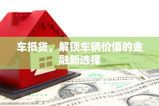 浦东车抵贷，解锁车辆价值的金融新选择