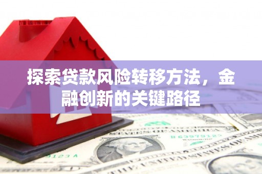 浦东探索贷款风险转移方法，金融创新的关键路径