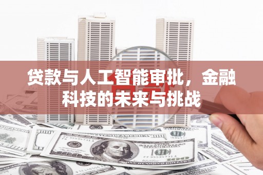 浦东贷款与人工智能审批，金融科技的未来与挑战