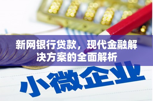 浦东新网银行贷款，现代金融解决方案的全面解析
