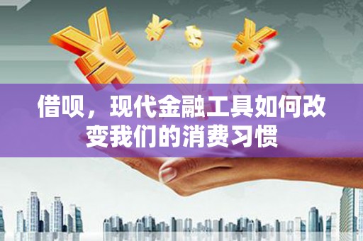 浦东借呗，现代金融工具如何改变我们的消费习惯