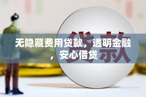 浦东无隐藏费用贷款，透明金融，安心借贷