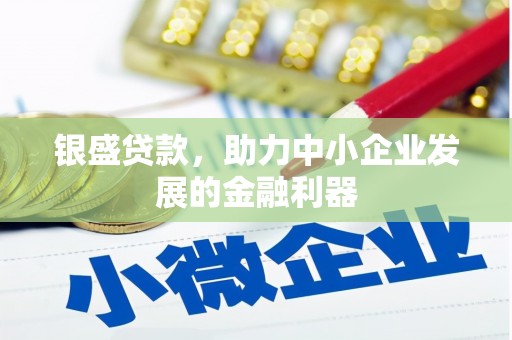 浦东银盛贷款，助力中小企业发展的金融利器