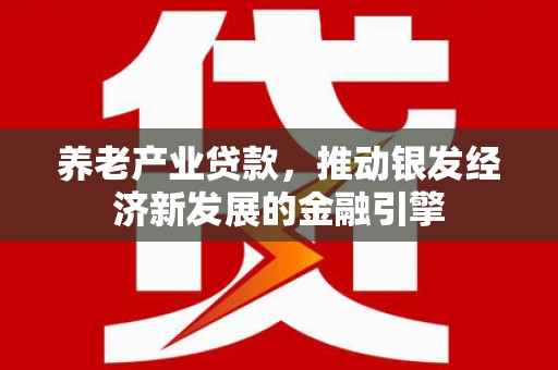 浦东养老产业贷款，推动银发经济新发展的金融引擎