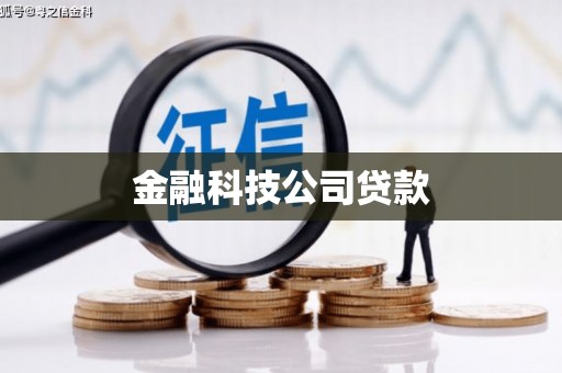浦东金融科技公司贷款