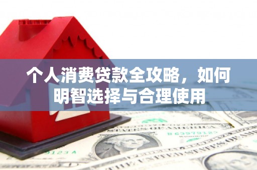 浦东个人消费贷款全攻略，如何明智选择与合理使用