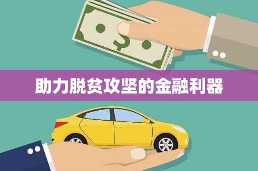 浦东助力脱贫攻坚的金融利器